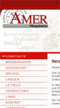 Mobile Screenshot of pflegeheime-amer.de